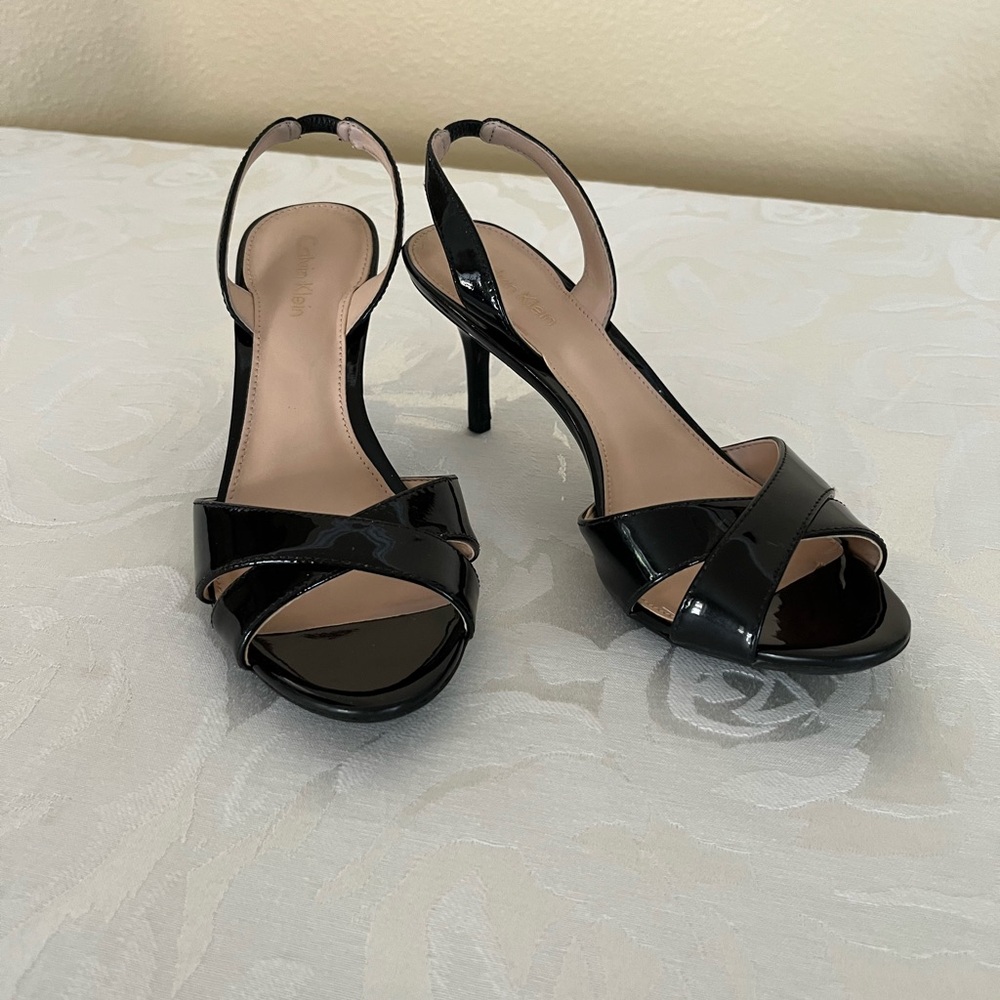 Elegant Black Strappy Heels